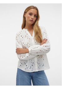 Vero Moda Koszula Ida 10303333 Biały Regular Fit. Kolor: biały. Materiał: bawełna #3