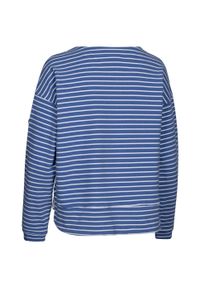 TRESPASS - Koszulka/Bluza Damska Soothing Striped Marl Top. Kolor: niebieski