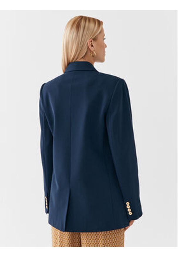 MICHAEL Michael Kors Marynarka MF3103WENX Granatowy Relaxed Fit. Kolor: niebieski. Materiał: syntetyk