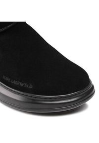 Karl Lagerfeld - KARL LAGERFELD Śniegowce KL44552 Czarny. Kolor: czarny. Materiał: zamsz, skóra #3