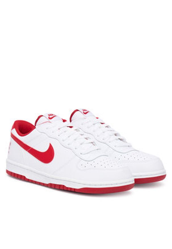 Nike Sneakersy Big Low 355152 Biały. Kolor: biały. Materiał: skóra