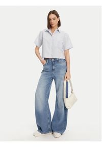 Guess Koszula W5GH98 WH7Q1 Niebieski Regular Fit. Kolor: niebieski. Materiał: bawełna