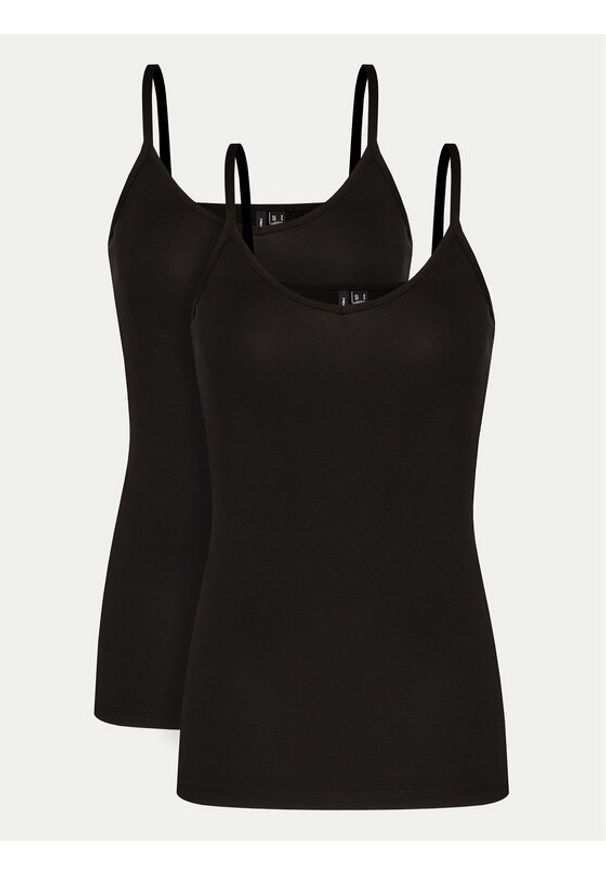 Vero Moda Komplet topów 10171122 Czarny Slim Fit. Kolor: czarny. Materiał: bawełna