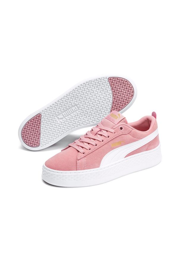 Puma - Buty sportowe Smash Platform Sd. Kolor: różowy. Obcas: na platformie