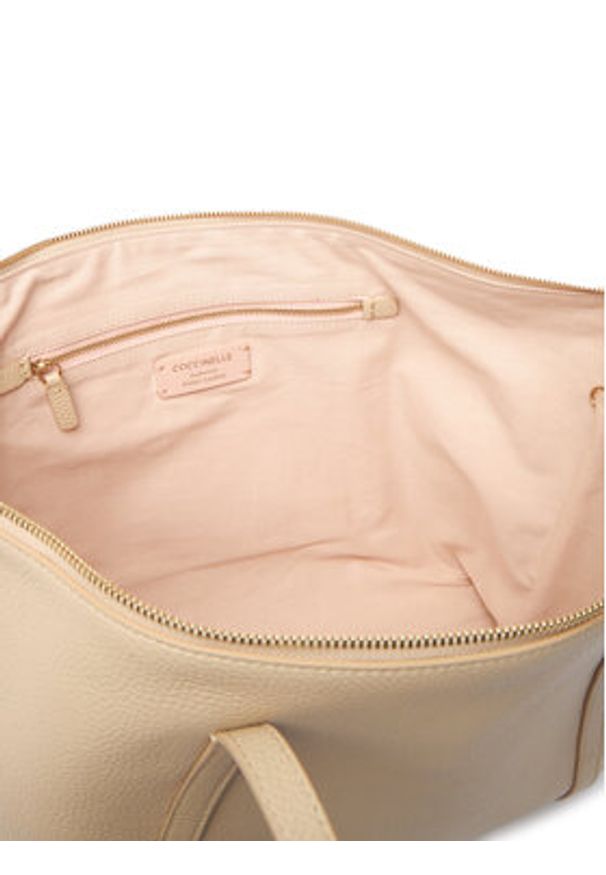 Coccinelle Torebka U45 Coccinelle Nory E1 U45 11 01 01 Beżowy. Kolor: beżowy. Materiał: skórzane