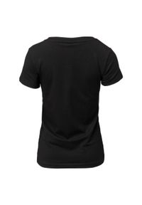 Hi-tec - T-shirt Damski Slim Z Krótkim Rękawem Playo II. Kolor: czarny. Długość rękawa: krótki rękaw. Długość: krótkie