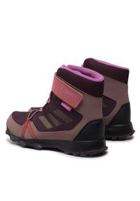 Adidas - adidas Trekkingi Terrex Snow Cf R.Rdy K GY6773 Bordowy. Kolor: czerwony. Materiał: materiał #3
