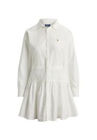 Polo Ralph Lauren Sukienka koszulowa 211B22755002 Biały Regular Fit. Typ kołnierza: polo. Kolor: biały. Materiał: bawełna. Typ sukienki: koszulowe #3