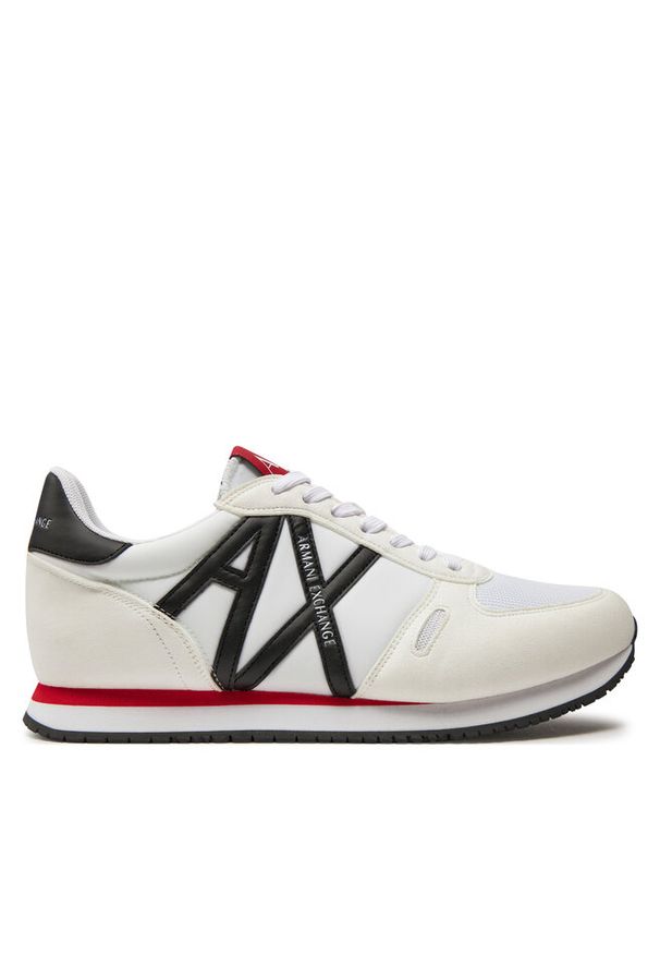 Sneakersy Armani Exchange. Kolor: biały