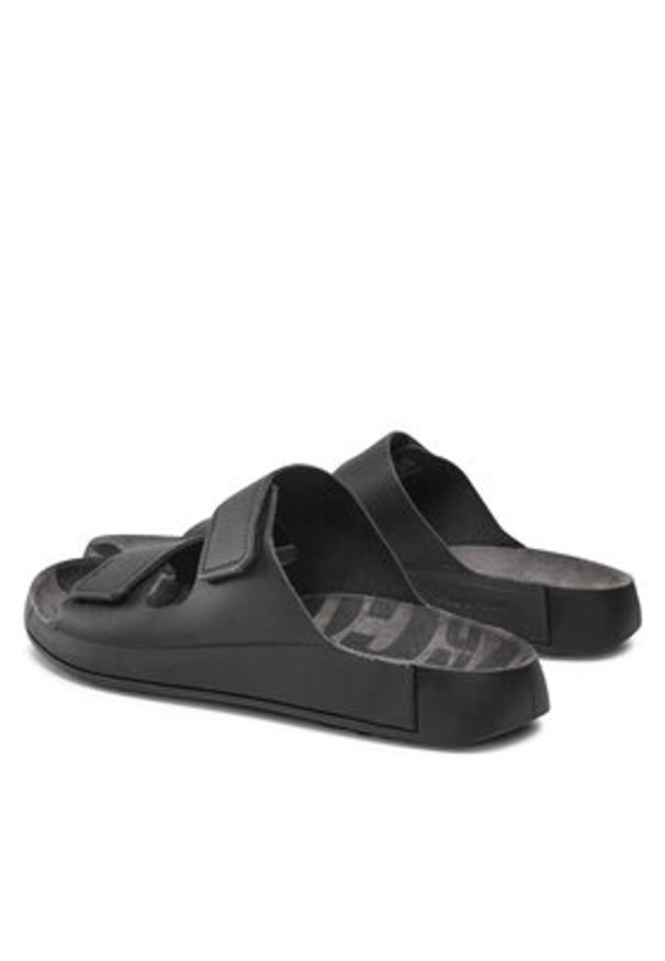 ecco - ECCO Klapki 2Nd Cozmo M 50090401001 Czarny. Kolor: czarny. Materiał: skóra