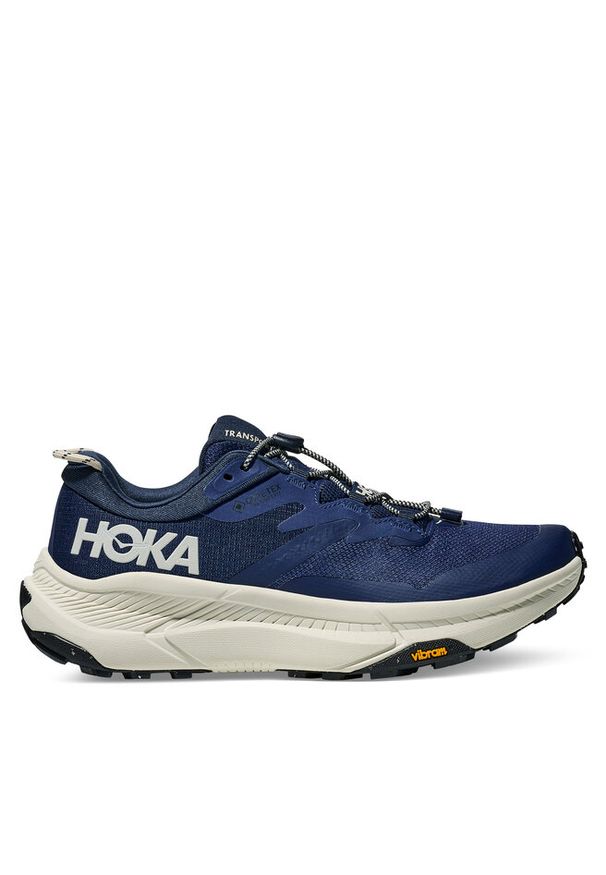 HOKA - Trekkingi Hoka. Kolor: niebieski. Sport: turystyka piesza