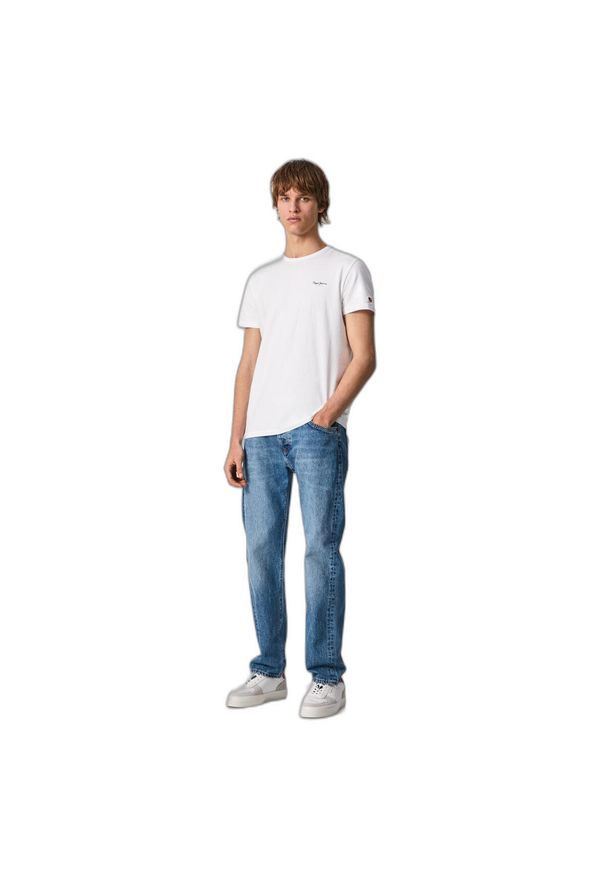 Koszulka Pepe Jeans Original Basic 3 N. Kolor: biały. Sport: fitness