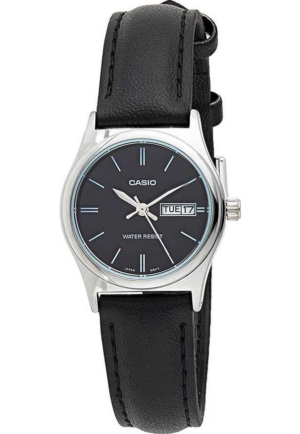 Zegarek Casio Zegarek marki Casio model LTP-V006L kolor Czarny. Akcesoria damski. Sezon: Cały rok NoSize. Kolor: czarny