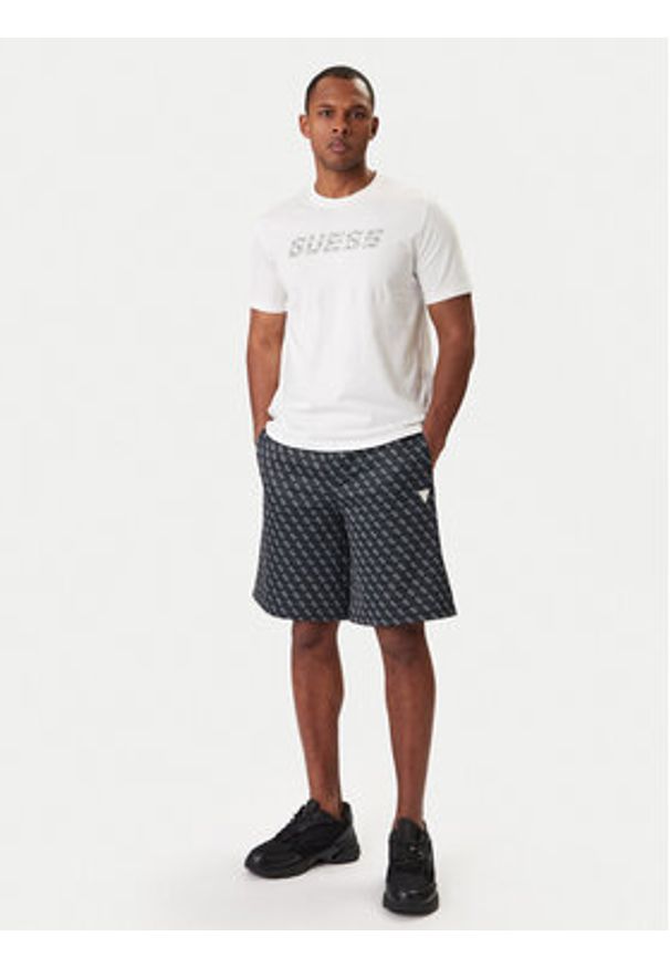 Guess Szorty sportowe Z4YD03 K7122 Czarny Regular Fit. Kolor: czarny. Materiał: bawełna. Styl: sportowy