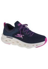 skechers - Buty do biegania damskie, Skechers Go Run Swirl Tech-Dash Charge. Kolor: niebieski. Sport: bieganie