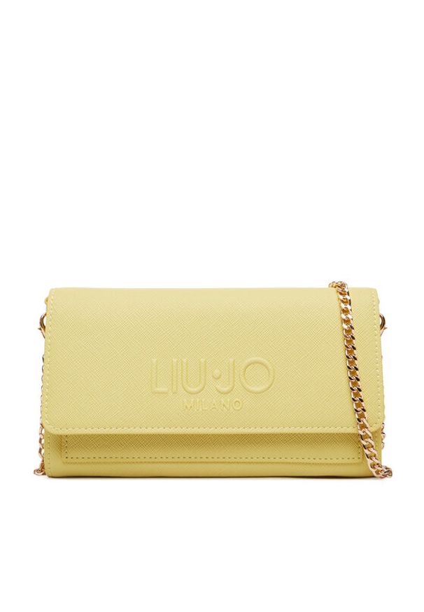 Liu Jo Portfel AA6191 ES029 Żółty. Kolor: żółty. Materiał: skóra