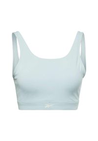 Biustonosz dla kobiet Reebok Yoga. Kolor: niebieski. Sport: fitness