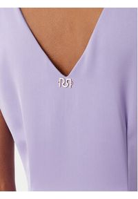 Rinascimento Sukienka koktajlowa CFC0122928003 Fioletowy Regular Fit. Kolor: fioletowy. Materiał: syntetyk. Styl: wizytowy #3