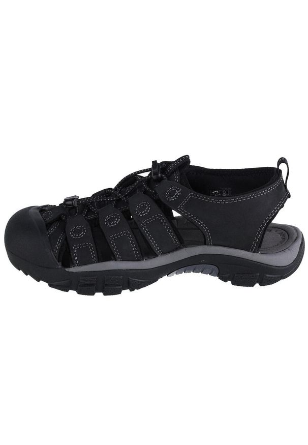 keen - Buty trekkingowe męskie Keen Newport. Kolor: czerwony. Materiał: materiał, skóra, syntetyk