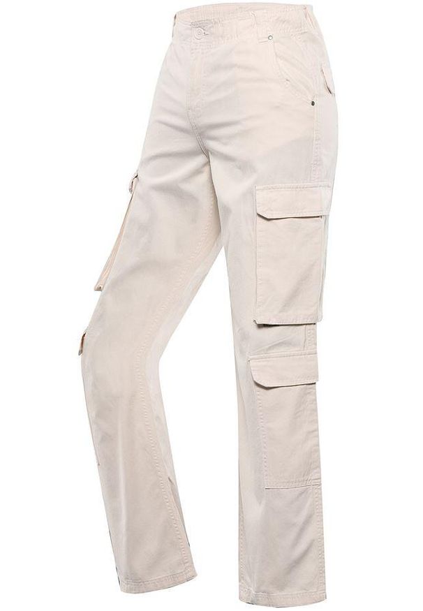 ZENZIMAT - Eleganckie spodnie damskie Nax Serda 44 - Styl i Wygoda. Kolor: wielokolorowy. Materiał: bawełna. Długość: długie