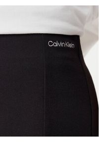 Calvin Klein Jeans Spódnica trapezowa Logo Milano J20J225333 Czarny Regular Fit. Kolor: czarny. Materiał: syntetyk #5