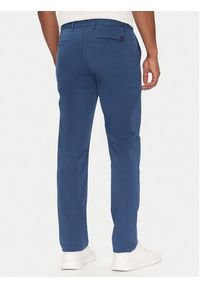 BOSS Chinosy 50510933 Niebieski Slim Fit. Kolor: niebieski. Materiał: bawełna #5