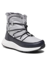 Śniegowce CMP Sheratan Wmn Lifestyle Shoes Wp 30Q4576 Silver U303. Kolor: szary. Materiał: materiał