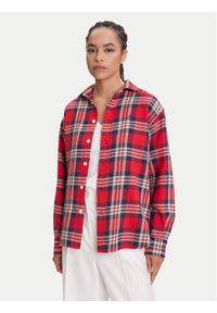 Polo Ralph Lauren Koszula 211A95156004 Czerwony Relaxed Fit. Typ kołnierza: polo. Kolor: czerwony. Materiał: bawełna #1