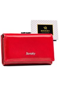 ROVICKY - Portfel damski Rovicky RPX-23-ML czerwony. Kolor: czerwony
