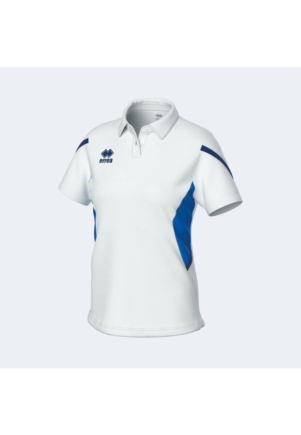 ERREA - Damski jersey Errea Carmen. Typ kołnierza: typu carmen. Kolor: niebieski, wielokolorowy, biały. Materiał: jersey. Sport: kolarstwo