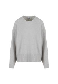 Damski sweter oversize Urban Classics soft. Kolor: szary. Materiał: polar. Sezon: zima #1