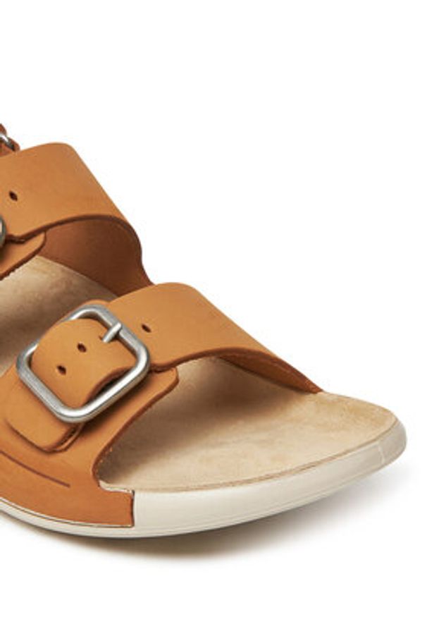 ecco - ECCO Sandały Cozmo W 20690302021 Brązowy. Kolor: brązowy. Materiał: nubuk, skóra