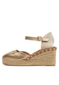 Hispanitas Espadryle Boleromet-V24 HV243449 Złoty. Kolor: złoty. Materiał: materiał #4