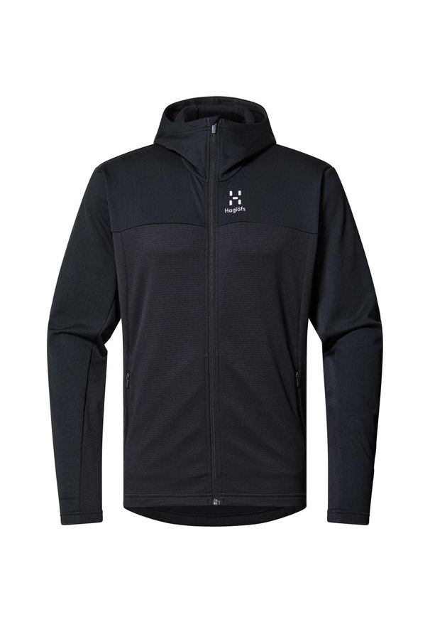 Haglöfs - Bluza z kapturem męska Lark Mid Hood. Typ kołnierza: kaptur. Kolor: czarny