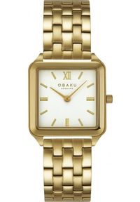 OBAKU - Zegarek damski Obaku Denmark V309LXGWSG złoty. Kolor: złoty #1