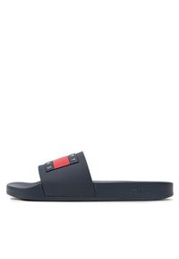 Tommy Jeans Klapki Pool Slide Ess EM0EM01191 Granatowy. Kolor: niebieski