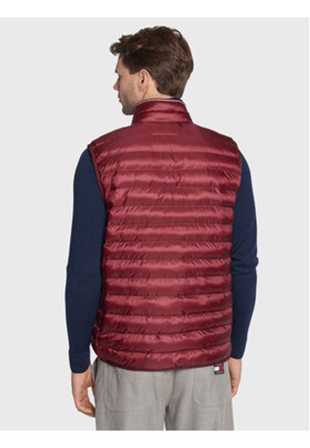 TOMMY HILFIGER - Tommy Hilfiger Kamizelka MW0MW18762 Czerwony Regular Fit. Kolor: czerwony. Materiał: syntetyk