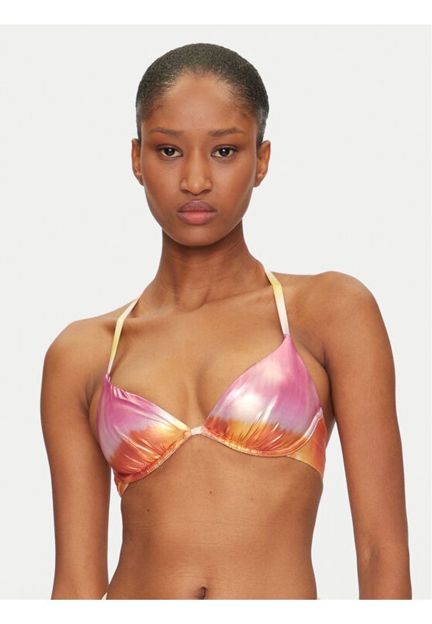 Chantelle Góra od bikini Pulp Metallic C22KMA Kolorowy. Materiał: syntetyk. Wzór: kolorowy