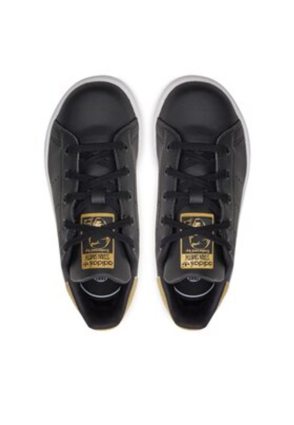 Adidas - adidas Sneakersy Stan Smith C GY4262 Czarny. Kolor: czarny. Materiał: skóra. Model: Adidas Stan Smith