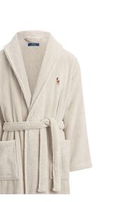 Polo Ralph Lauren Szlafrok 7,149E+11 Beżowy. Typ kołnierza: polo. Kolor: beżowy. Materiał: bawełna #4