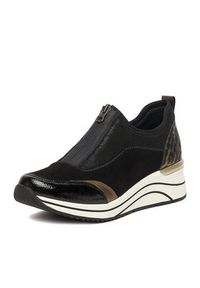 Remonte Sneakersy D0T08-02 Czarny. Kolor: czarny. Materiał: syntetyk, materiał #3