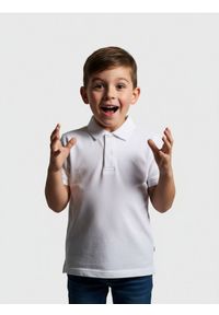 Sinsay - Koszulka polo - biały. Typ kołnierza: polo. Kolor: biały #1