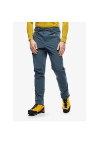 Spodnie softshell męskie Rab Ascendor AS Pants. Kolor: niebieski. Materiał: softshell. Sport: turystyka piesza #1