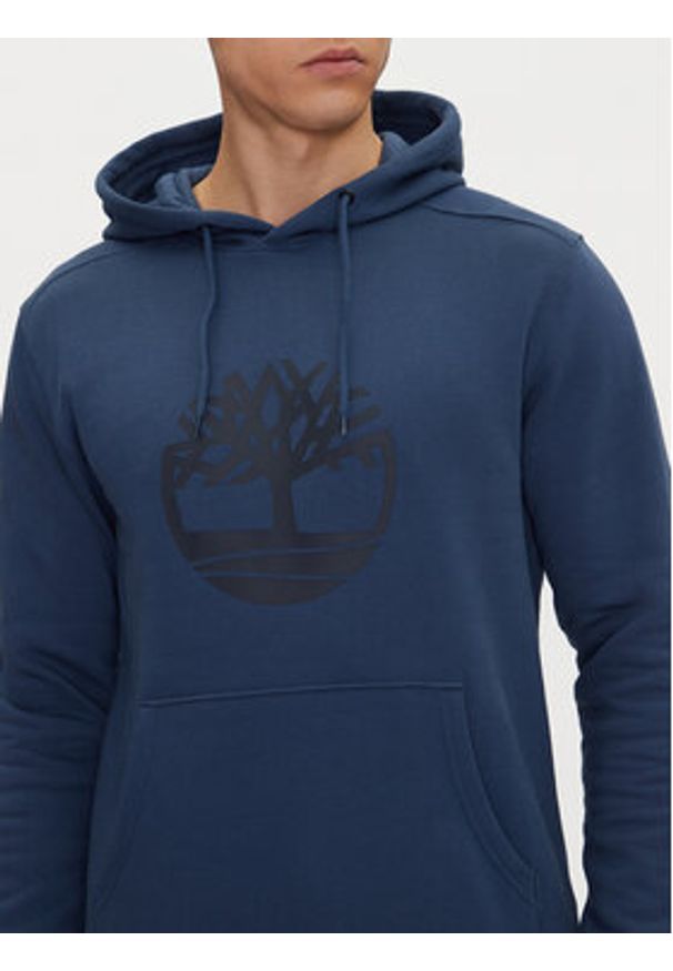 Timberland Bluza TB0A2BJH Granatowy Regular Fit. Kolor: niebieski. Materiał: bawełna