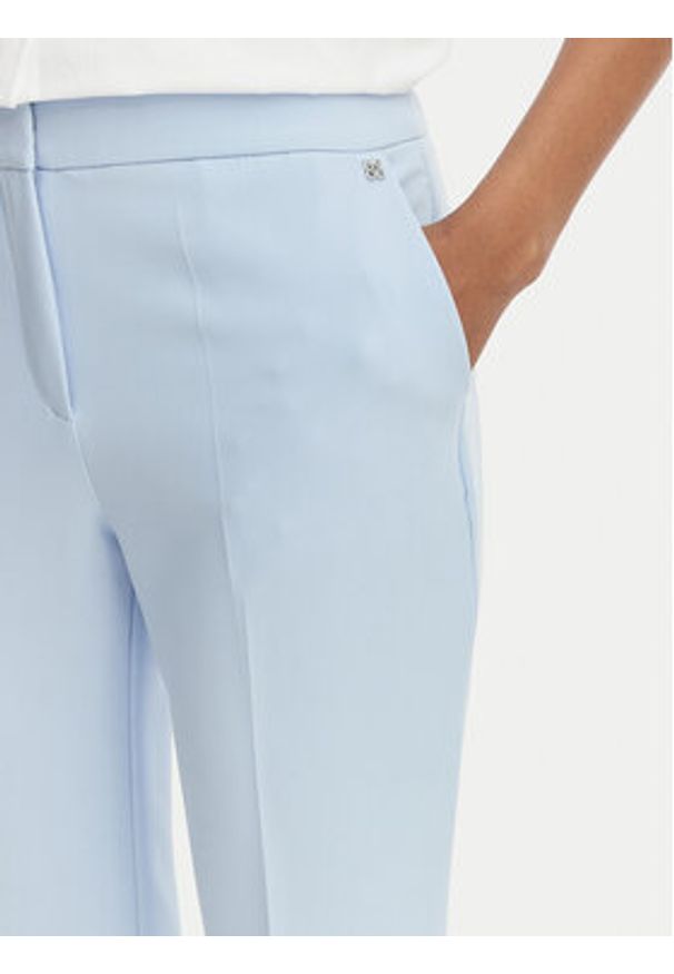 Hugo - HUGO Spodnie materiałowe Hagonia-1 50539991 Niebieski Slim Fit. Kolor: niebieski. Materiał: syntetyk