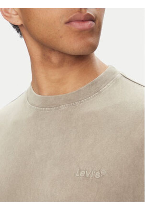 Levi's® T-Shirt Red Tab™ Vintage A0637-0134 Szary Boxy Fit. Kolor: szary. Materiał: bawełna. Styl: vintage