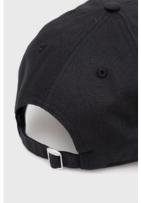 Ellesse czapka bawełniana kolor czarny z aplikacją. Kolor: czarny. Materiał: bawełna. Wzór: aplikacja #4