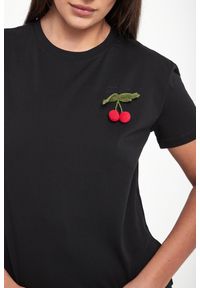 Twinset Milano - T-shirt damski z broszką TWINSET #4