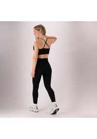 XTREME - Damski zestaw sportowy - Spodenki/Stanik - Czarny. Kolor: czarny. Materiał: poliamid. Sport: fitness