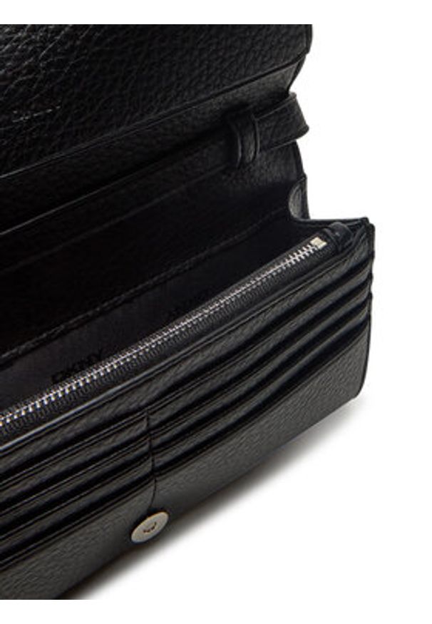 DKNY Torebka R445AH95 Czarny. Kolor: czarny. Materiał: skórzane